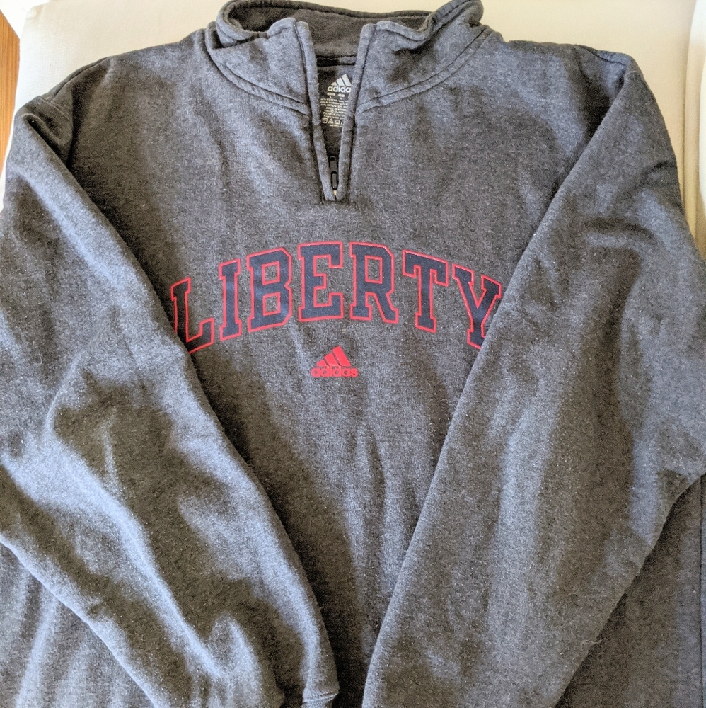 Liberty University Men's Zip Pullover Size Large